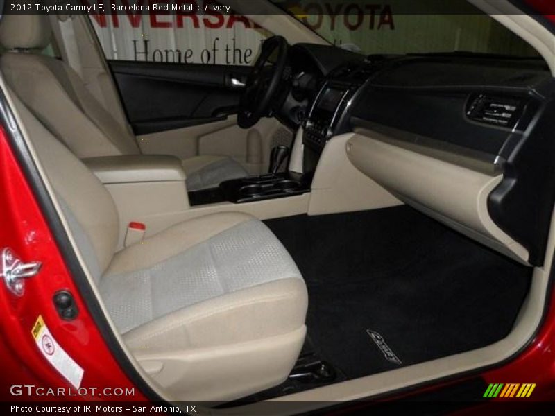 Barcelona Red Metallic / Ivory 2012 Toyota Camry LE