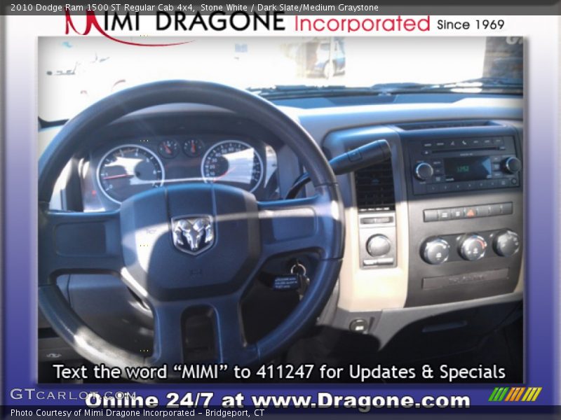 Stone White / Dark Slate/Medium Graystone 2010 Dodge Ram 1500 ST Regular Cab 4x4