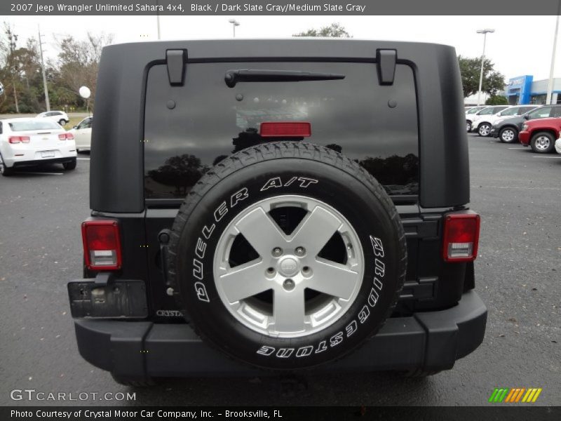 Black / Dark Slate Gray/Medium Slate Gray 2007 Jeep Wrangler Unlimited Sahara 4x4