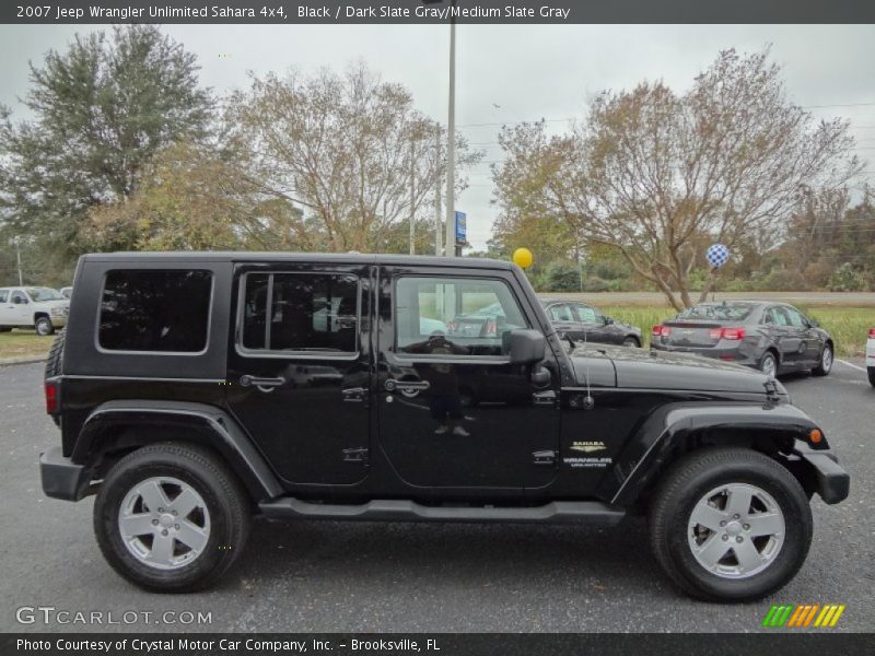 Black / Dark Slate Gray/Medium Slate Gray 2007 Jeep Wrangler Unlimited Sahara 4x4