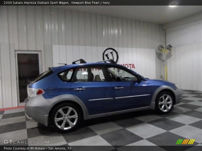 Newport Blue Pearl / Ivory 2009 Subaru Impreza Outback Sport Wagon