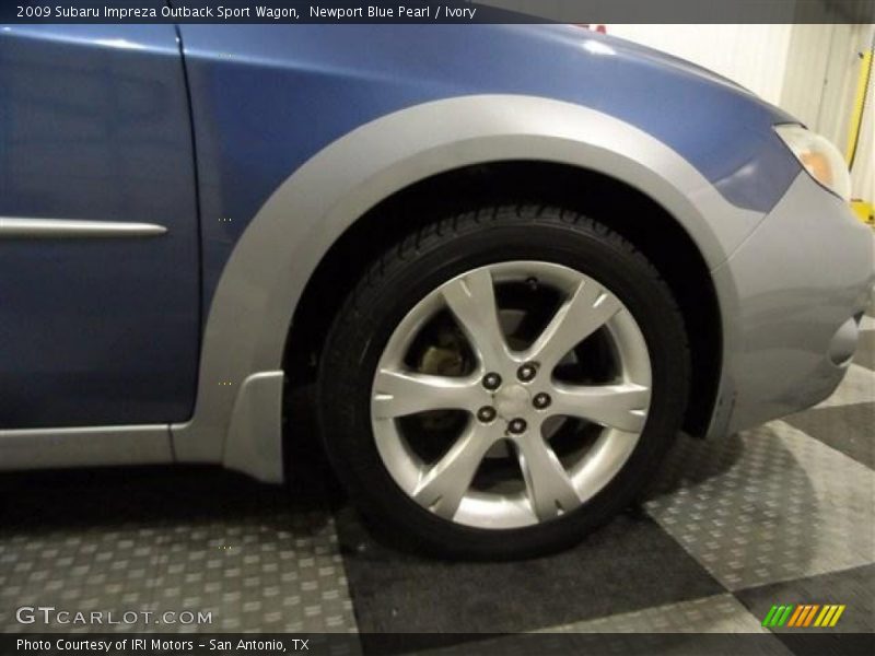 Newport Blue Pearl / Ivory 2009 Subaru Impreza Outback Sport Wagon