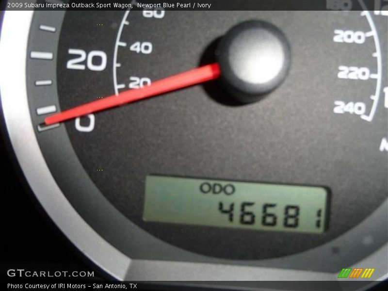 Newport Blue Pearl / Ivory 2009 Subaru Impreza Outback Sport Wagon