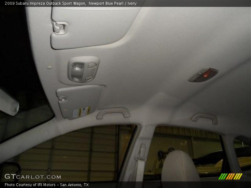 Newport Blue Pearl / Ivory 2009 Subaru Impreza Outback Sport Wagon