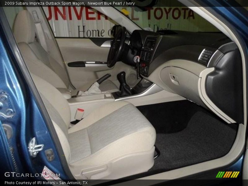 Newport Blue Pearl / Ivory 2009 Subaru Impreza Outback Sport Wagon