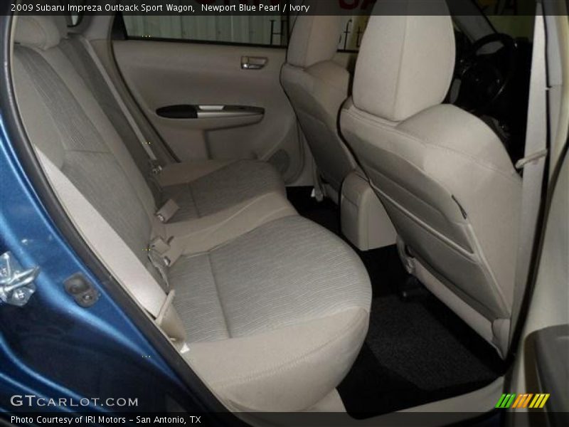 Newport Blue Pearl / Ivory 2009 Subaru Impreza Outback Sport Wagon