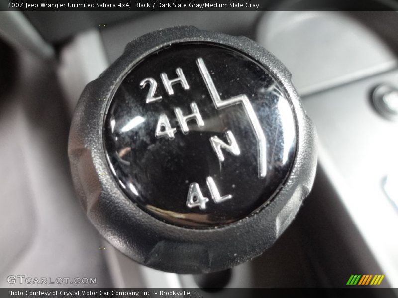 Black / Dark Slate Gray/Medium Slate Gray 2007 Jeep Wrangler Unlimited Sahara 4x4