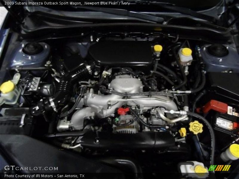 Newport Blue Pearl / Ivory 2009 Subaru Impreza Outback Sport Wagon