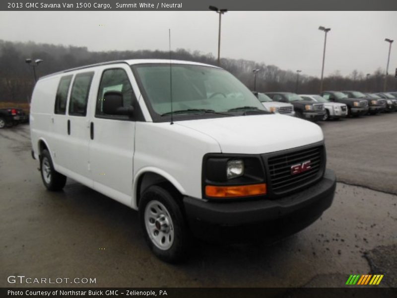 Summit White / Neutral 2013 GMC Savana Van 1500 Cargo