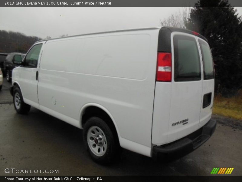 Summit White / Neutral 2013 GMC Savana Van 1500 Cargo