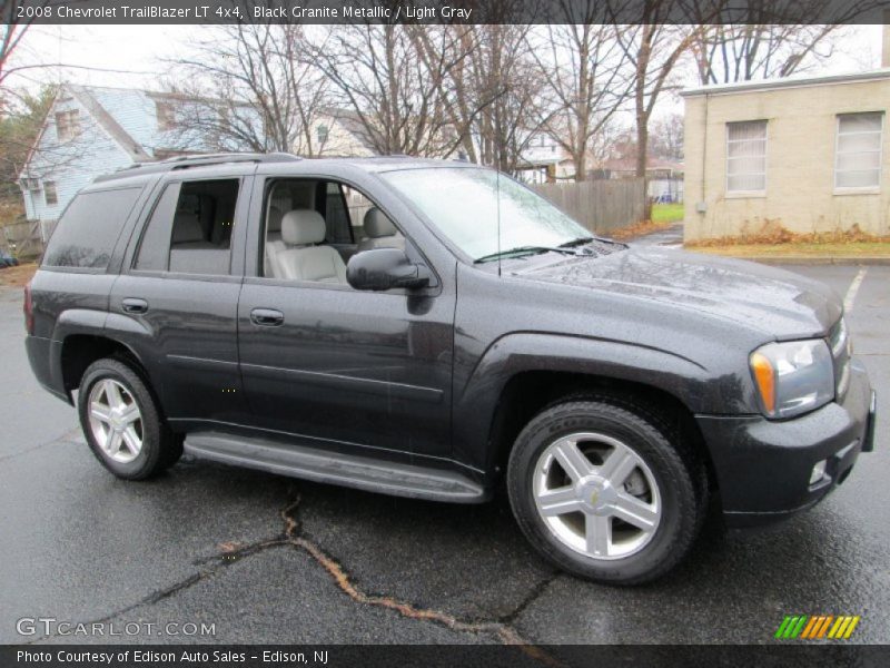 Black Granite Metallic / Light Gray 2008 Chevrolet TrailBlazer LT 4x4