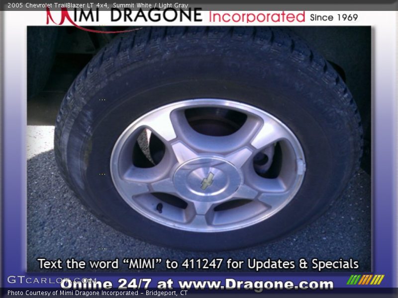 Summit White / Light Gray 2005 Chevrolet TrailBlazer LT 4x4