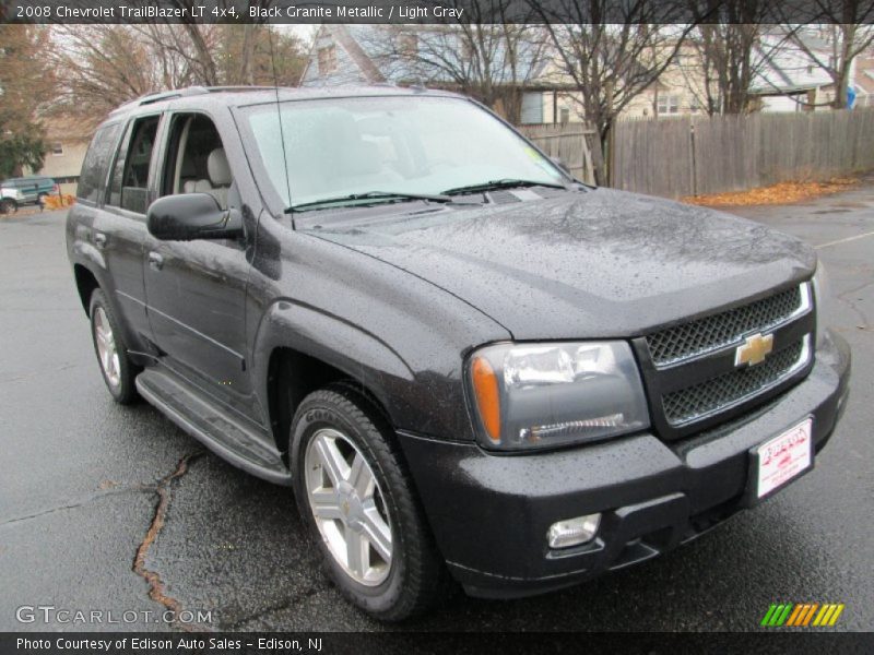 Black Granite Metallic / Light Gray 2008 Chevrolet TrailBlazer LT 4x4