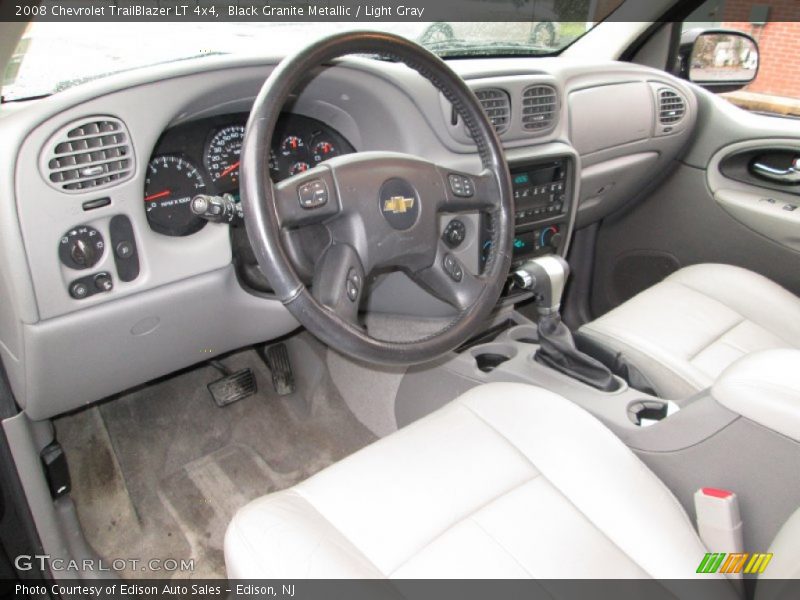 Black Granite Metallic / Light Gray 2008 Chevrolet TrailBlazer LT 4x4