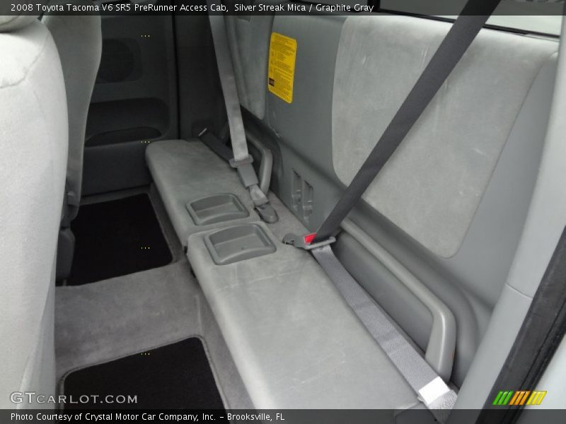 Silver Streak Mica / Graphite Gray 2008 Toyota Tacoma V6 SR5 PreRunner Access Cab