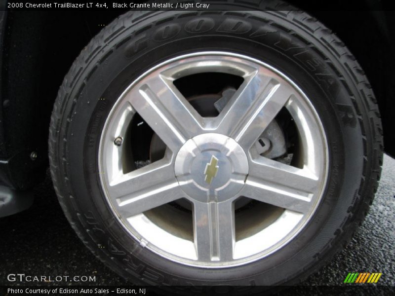 Black Granite Metallic / Light Gray 2008 Chevrolet TrailBlazer LT 4x4