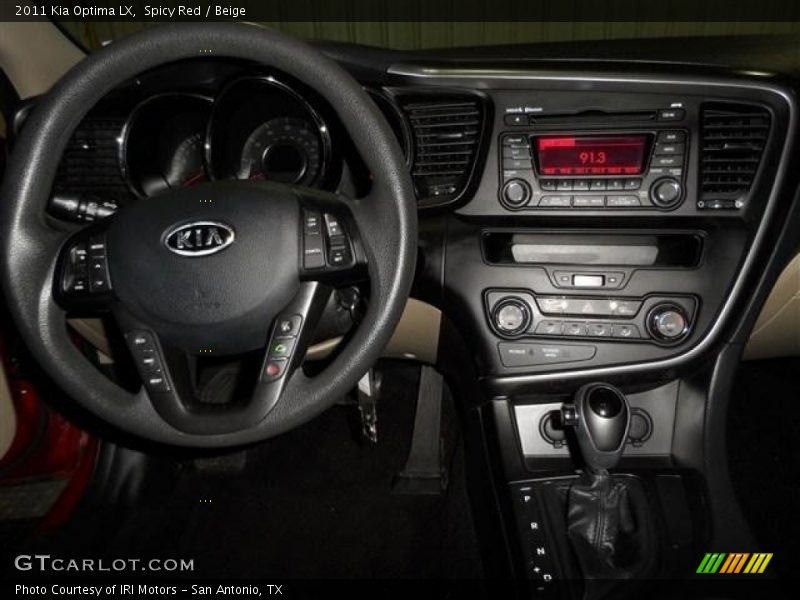 Spicy Red / Beige 2011 Kia Optima LX