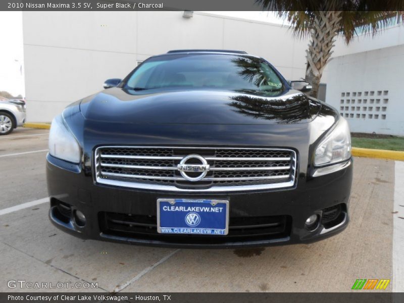 Super Black / Charcoal 2010 Nissan Maxima 3.5 SV
