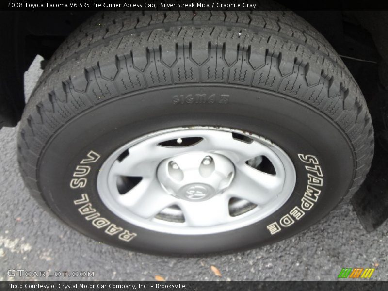 Silver Streak Mica / Graphite Gray 2008 Toyota Tacoma V6 SR5 PreRunner Access Cab