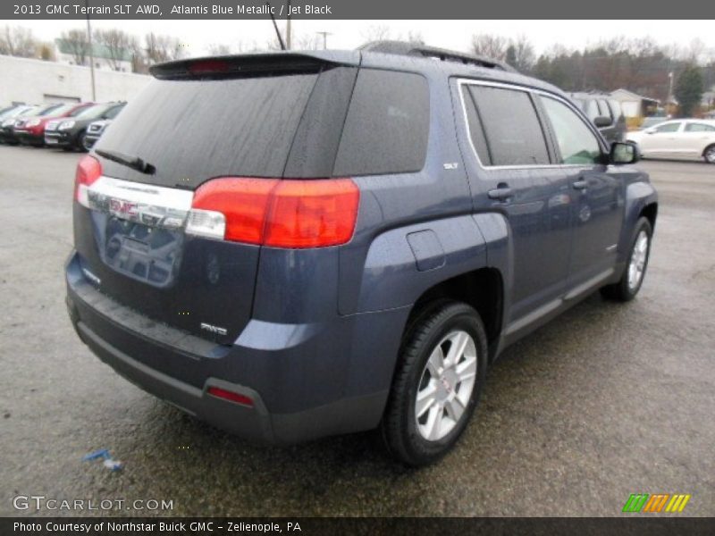 Atlantis Blue Metallic / Jet Black 2013 GMC Terrain SLT AWD