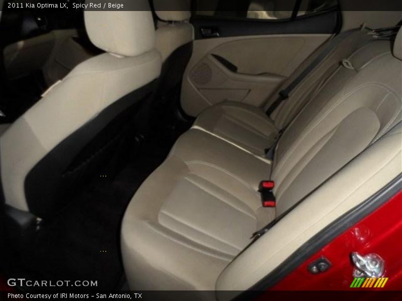 Spicy Red / Beige 2011 Kia Optima LX