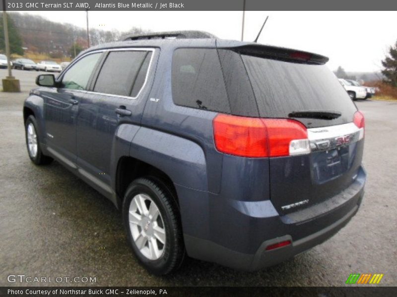 Atlantis Blue Metallic / Jet Black 2013 GMC Terrain SLT AWD