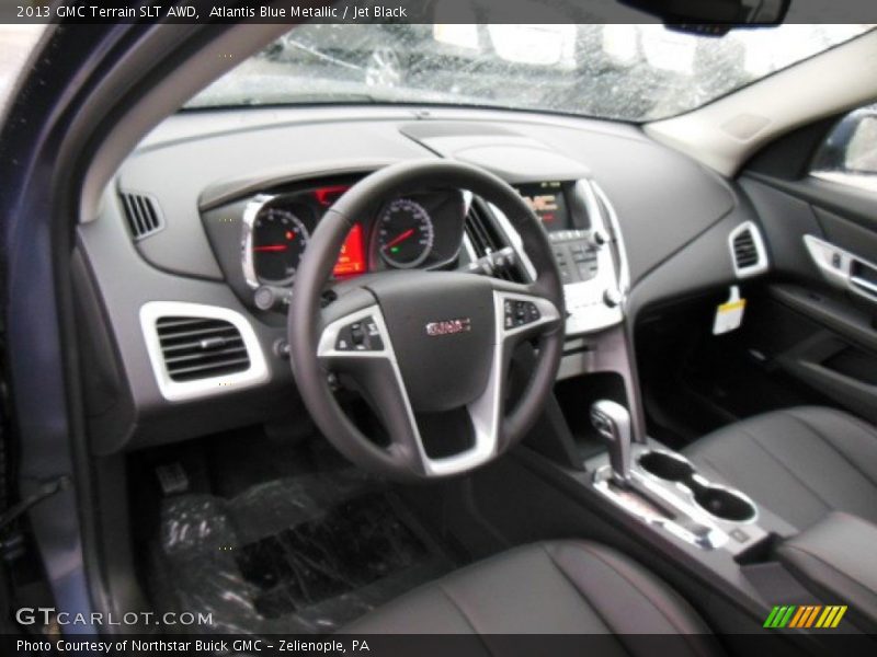 Atlantis Blue Metallic / Jet Black 2013 GMC Terrain SLT AWD