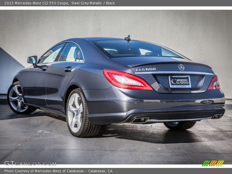 Steel Grey Metallic / Black 2013 Mercedes-Benz CLS 550 Coupe