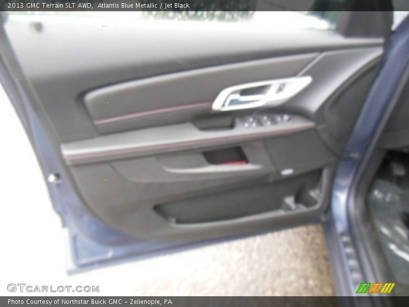 Atlantis Blue Metallic / Jet Black 2013 GMC Terrain SLT AWD
