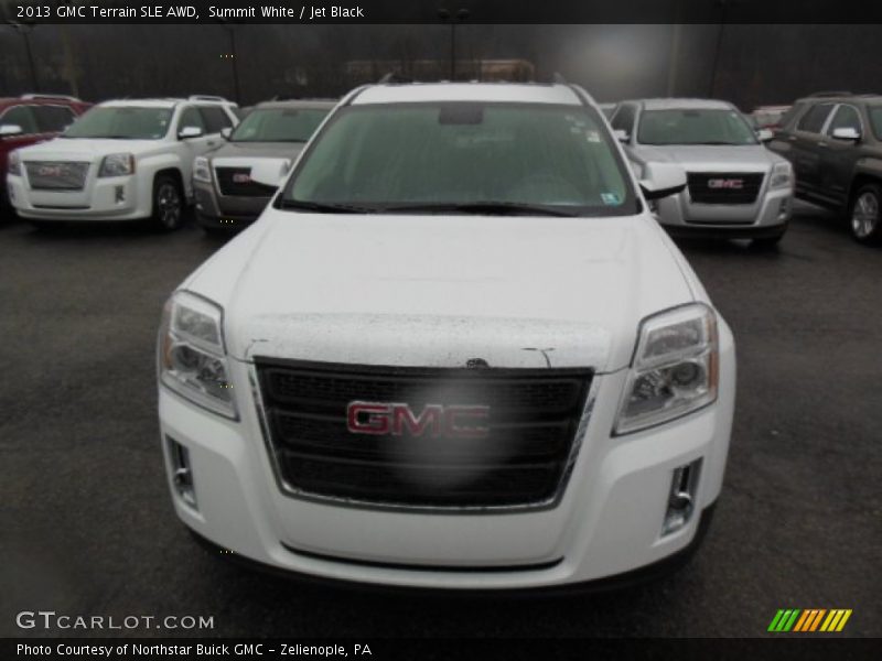 Summit White / Jet Black 2013 GMC Terrain SLE AWD