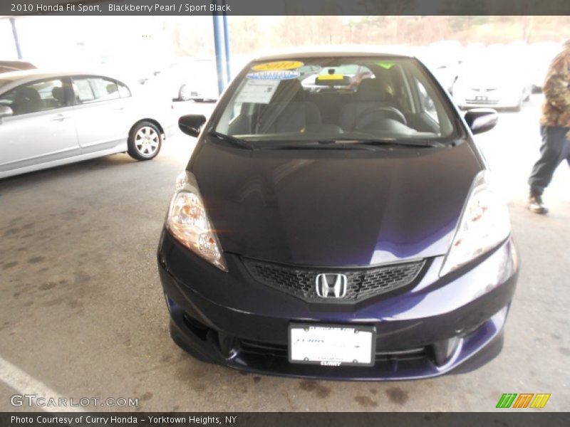 Blackberry Pearl / Sport Black 2010 Honda Fit Sport