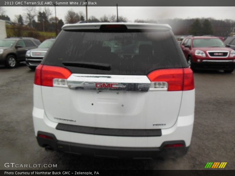 Summit White / Jet Black 2013 GMC Terrain SLE AWD