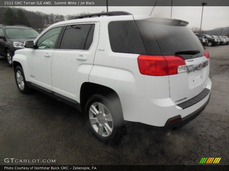 Summit White / Jet Black 2013 GMC Terrain SLE AWD