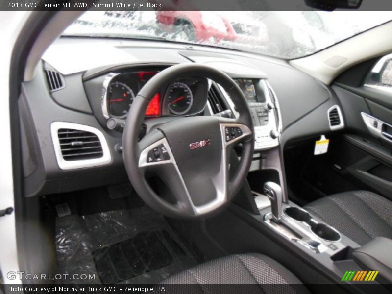 Summit White / Jet Black 2013 GMC Terrain SLE AWD