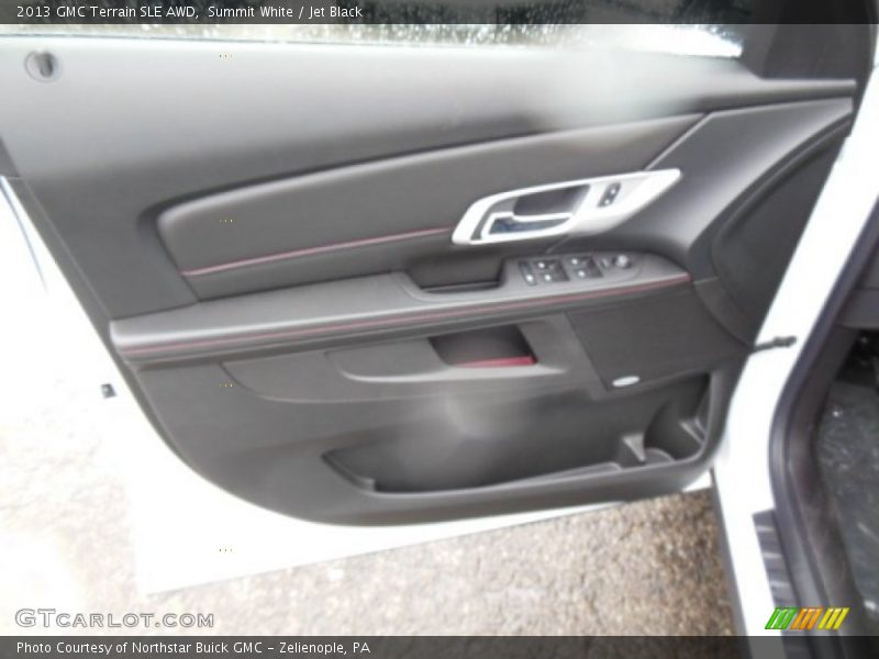 Summit White / Jet Black 2013 GMC Terrain SLE AWD