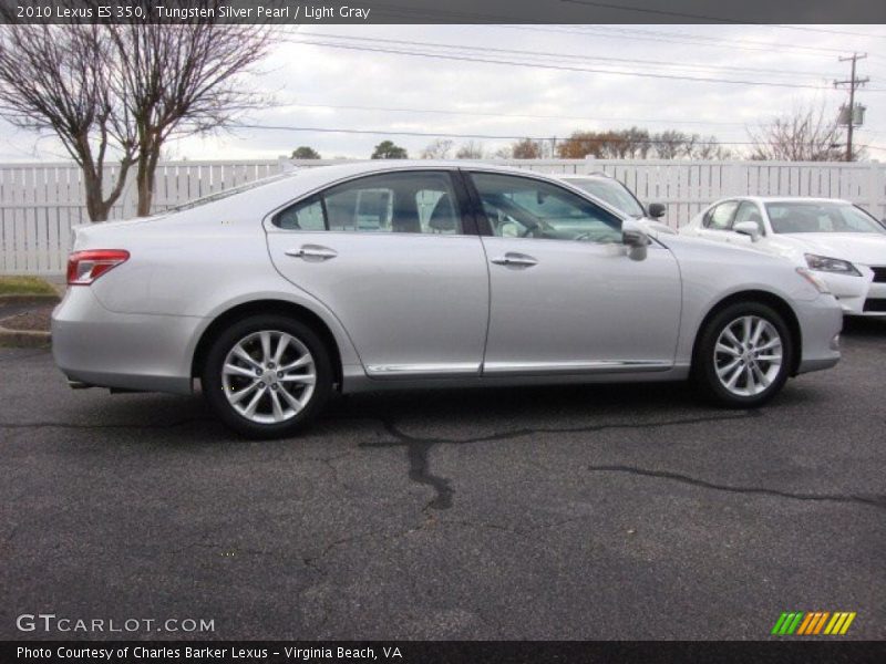 Tungsten Silver Pearl / Light Gray 2010 Lexus ES 350