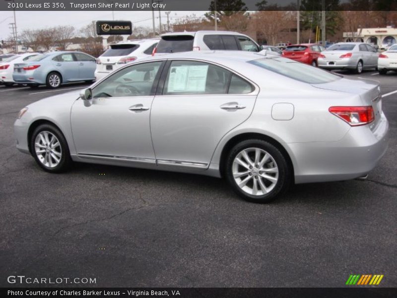 Tungsten Silver Pearl / Light Gray 2010 Lexus ES 350