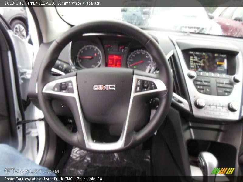 Summit White / Jet Black 2013 GMC Terrain SLE AWD