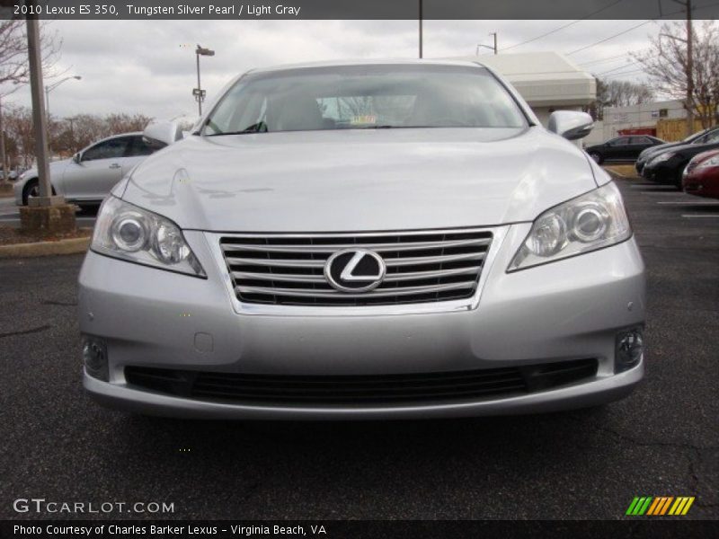 Tungsten Silver Pearl / Light Gray 2010 Lexus ES 350