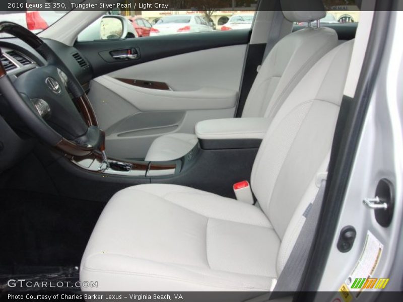 Tungsten Silver Pearl / Light Gray 2010 Lexus ES 350