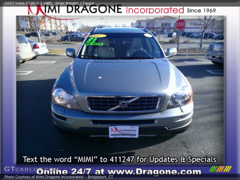 Silver Metallic / Taupe 2007 Volvo XC90 3.2 AWD
