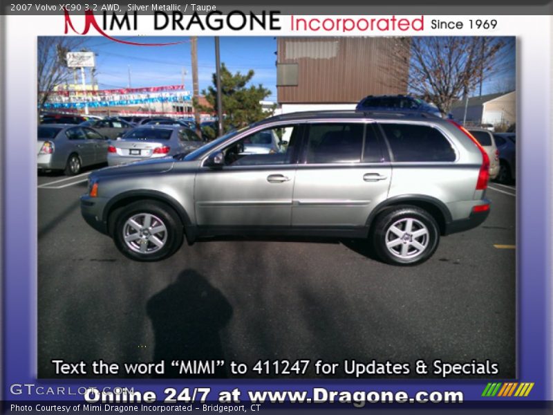 Silver Metallic / Taupe 2007 Volvo XC90 3.2 AWD
