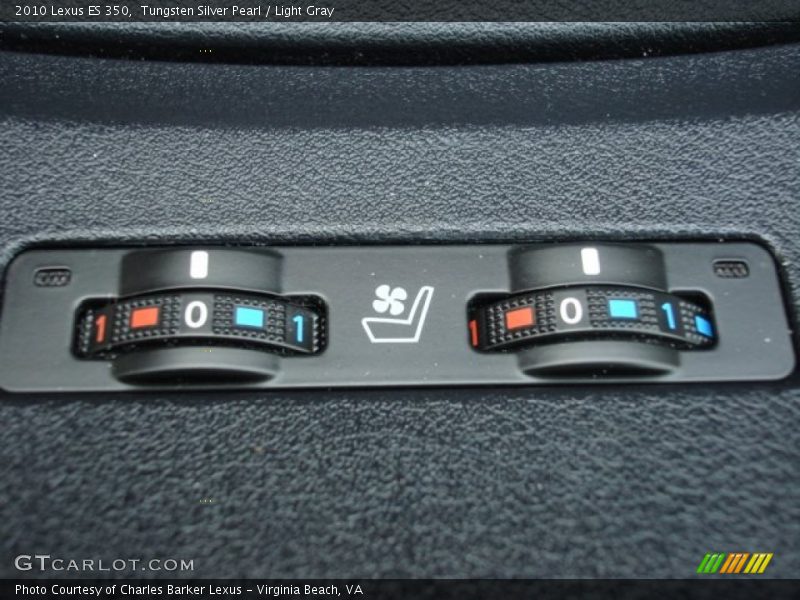 Tungsten Silver Pearl / Light Gray 2010 Lexus ES 350