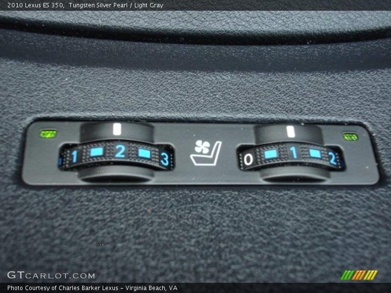 Tungsten Silver Pearl / Light Gray 2010 Lexus ES 350