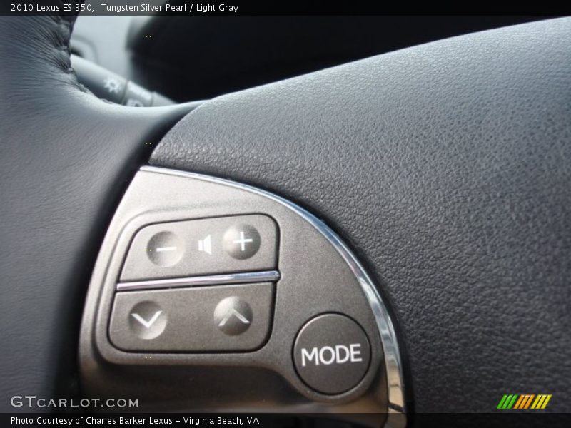 Tungsten Silver Pearl / Light Gray 2010 Lexus ES 350