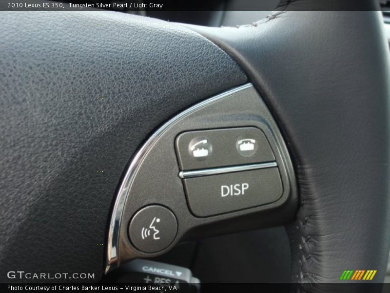 Tungsten Silver Pearl / Light Gray 2010 Lexus ES 350