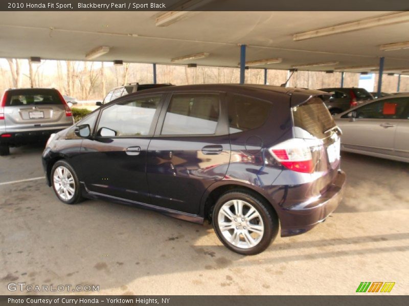 Blackberry Pearl / Sport Black 2010 Honda Fit Sport
