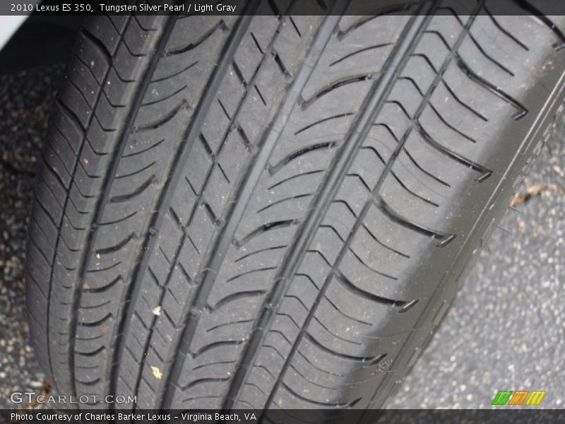 Tungsten Silver Pearl / Light Gray 2010 Lexus ES 350
