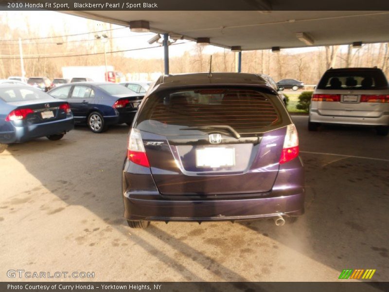 Blackberry Pearl / Sport Black 2010 Honda Fit Sport