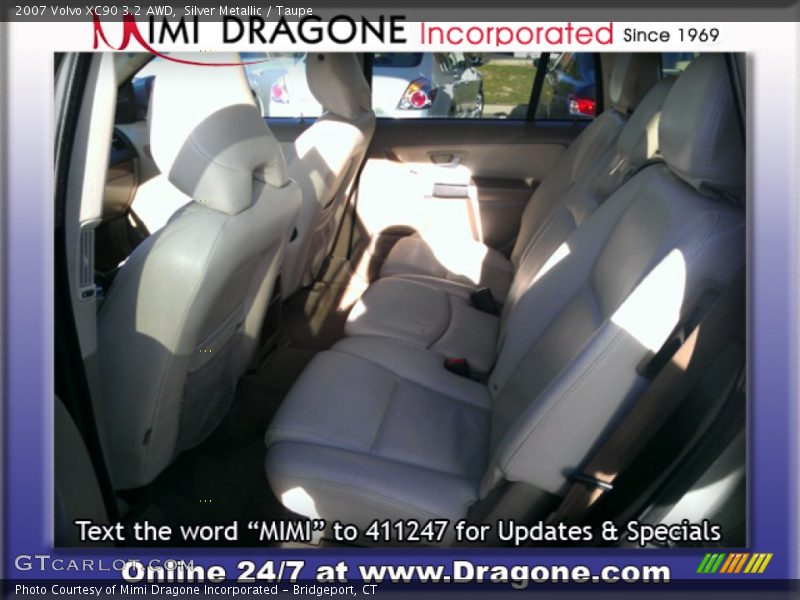 Silver Metallic / Taupe 2007 Volvo XC90 3.2 AWD